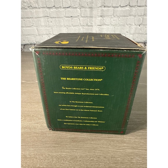 Boyds Bears & Friends The Bearstone Collection Dixon Figurine With Box - Picture 3 of 9